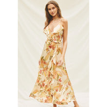 Load image into Gallery viewer, Goldfinch Tulip Wrap Midi Dress