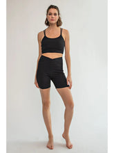 Load image into Gallery viewer, Ribbed V Waist Bike Short
