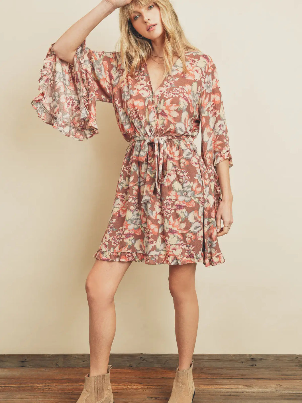 Botanical Komono Dress