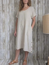 Load image into Gallery viewer, One Size Linen Dress
