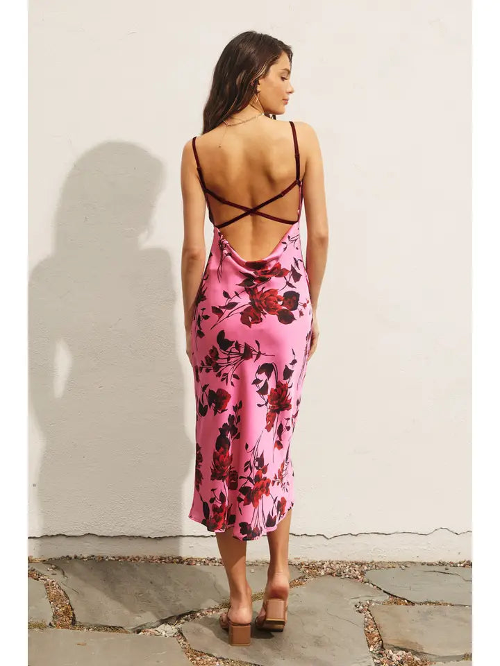 open lace back dress Heartbreaker Midi Dress – Harvestandrose
