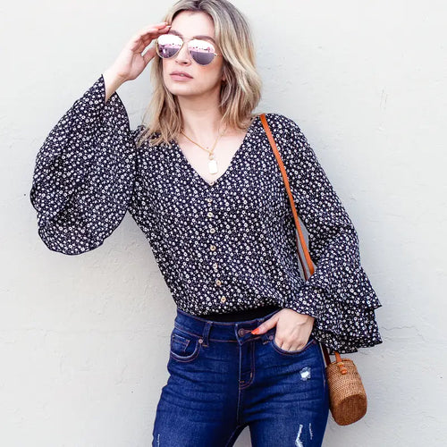 Belle Button Down Bodysuit