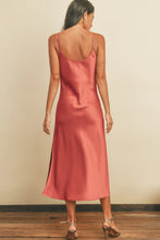 Load image into Gallery viewer, Love Strong Slip Dress- Marsala

