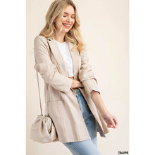 Load image into Gallery viewer, Princess Lines Blazer Jacket- TAUPE
