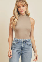 Load image into Gallery viewer, Mock Neck Tank Bodysuit, Nude
