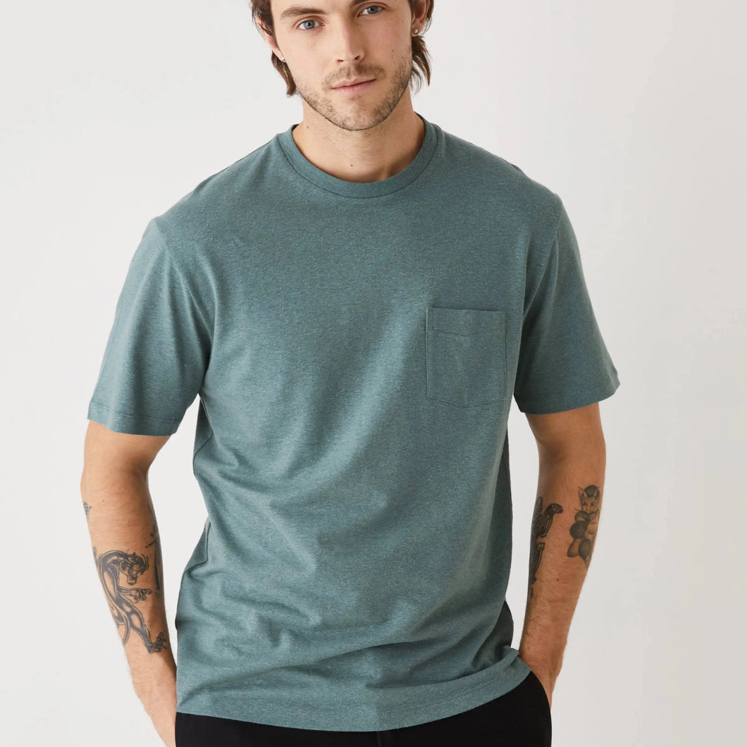 Hemp Pocket T-Shirt, Green