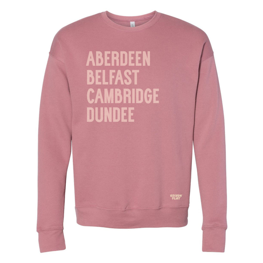 ABCD Unisex Crewneck