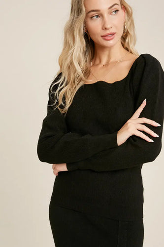 Jillian Puff Sleeve Top