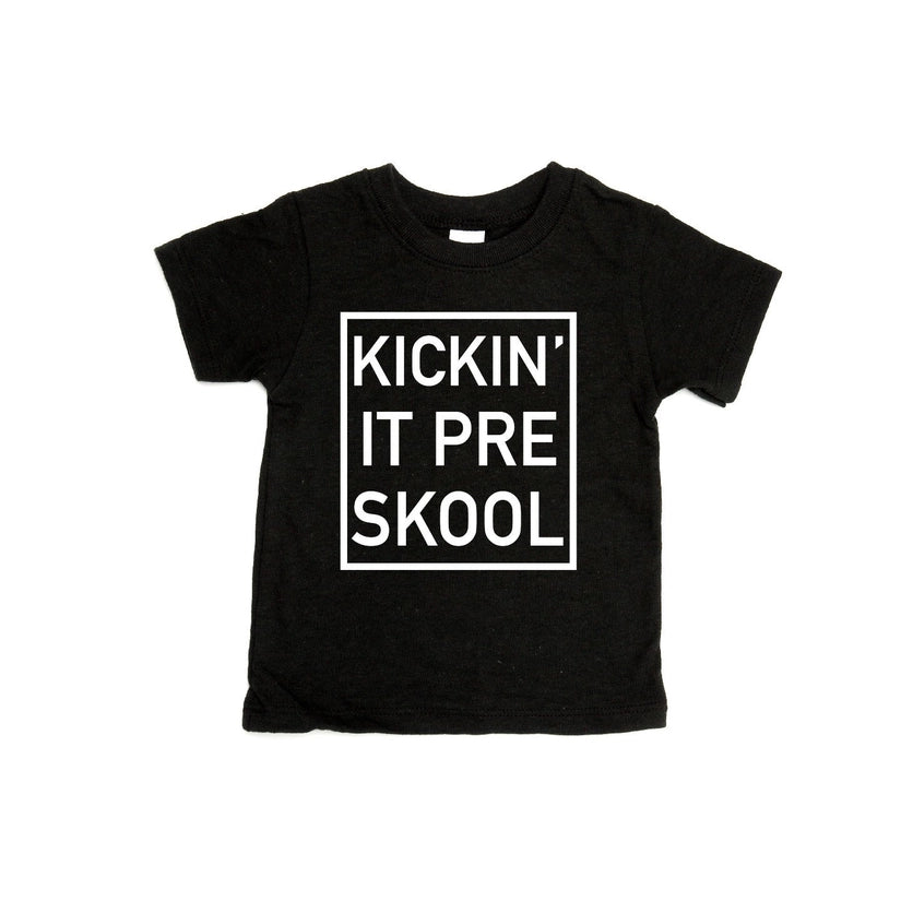 Kickin it Preskool Tee- Black
