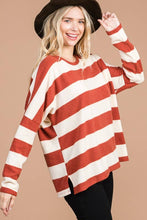 Load image into Gallery viewer, Stripe Drop Shoulder Top
