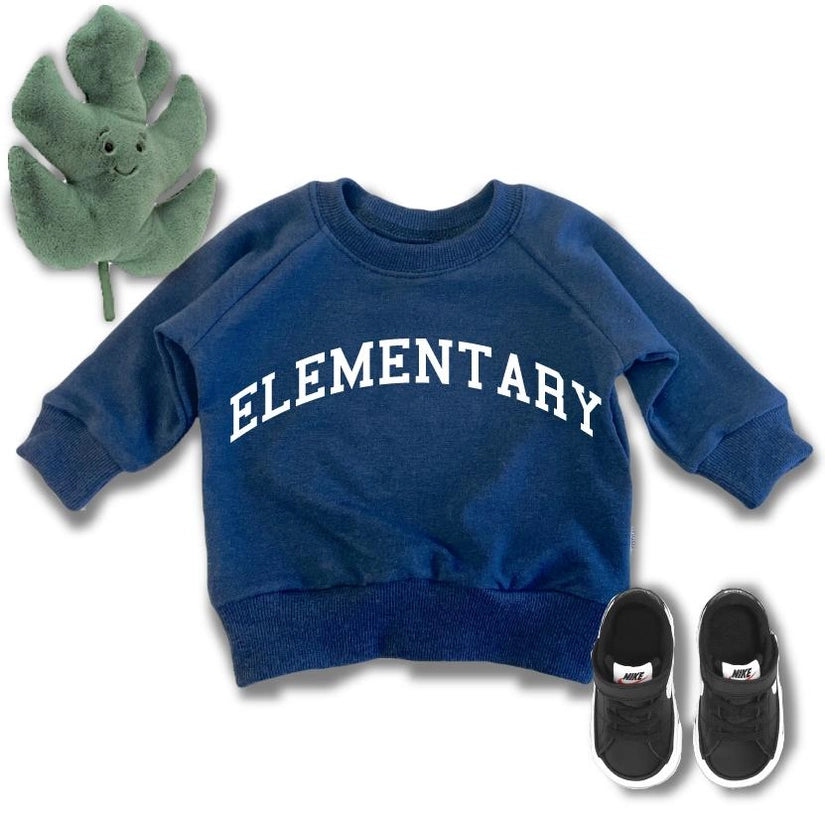 Elementary Raglan- NAVY