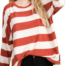 Load image into Gallery viewer, Stripe Drop Shoulder Top
