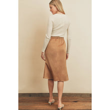 Load image into Gallery viewer, Satin Midi Skirt- Gold
