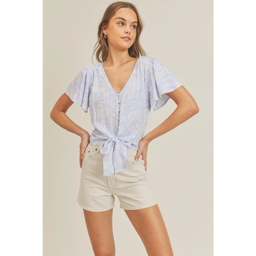 Taya Tie Tee- BLUE